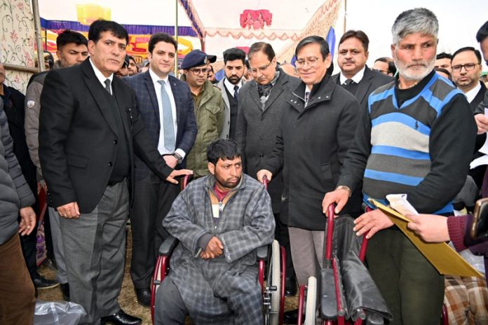 CJ during Special Lok Adalat at Kulgam.