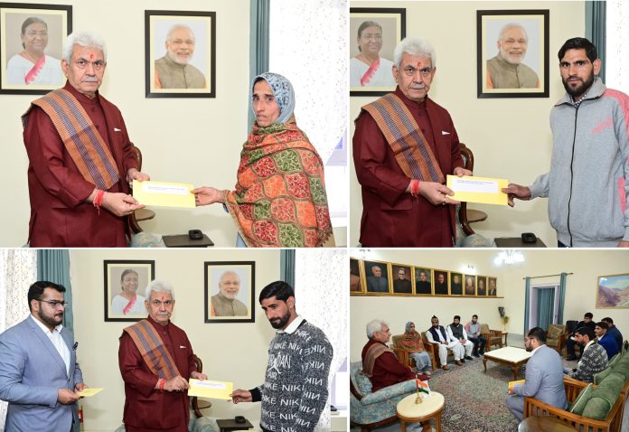 LG Sinha Hands Over Appointment Letters To NoKs Of Civilians Killed In Poonch