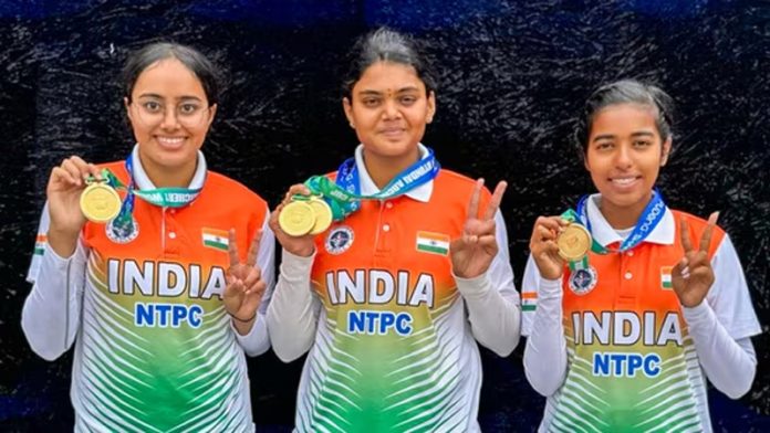 Indian women's compound archery team strikes gold, mixed team bags silver in World Cup