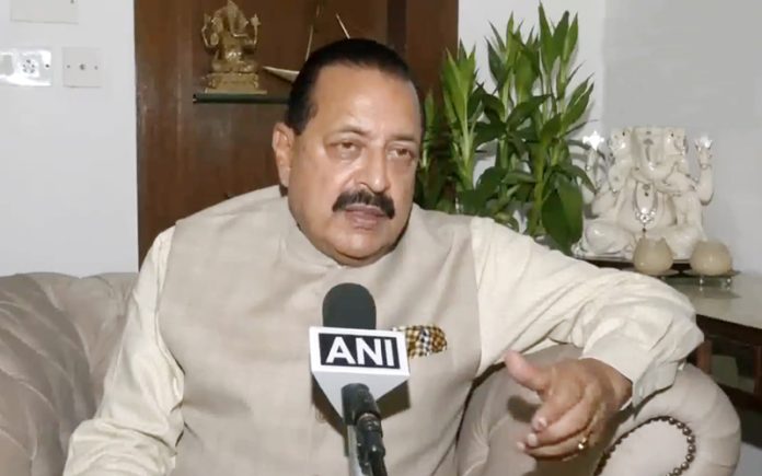 Union Minister Dr. Jitendra Singh in an interview at New Delhi on Saturday.