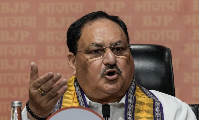 Congress has become spokesperson of urban naxals: Nadda