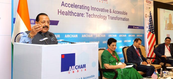 Dr Jitendra Addresses American Chamber Summit; Emphasises Technology Use For Accessible, Affordable Healthcare