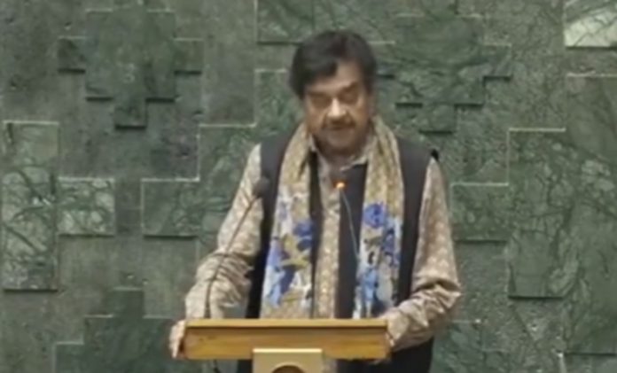 Shatrughan Sinha takes oath as Lok Sabha member