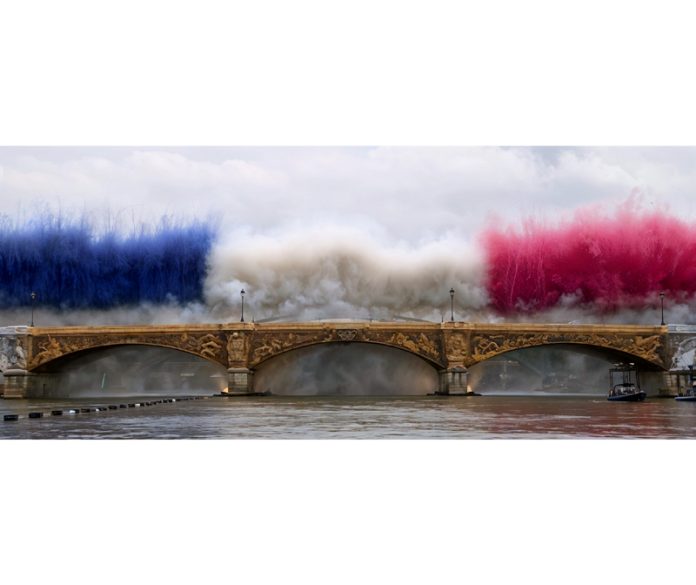 A colourful view of Paris Olympics opening ceremony on Friday.