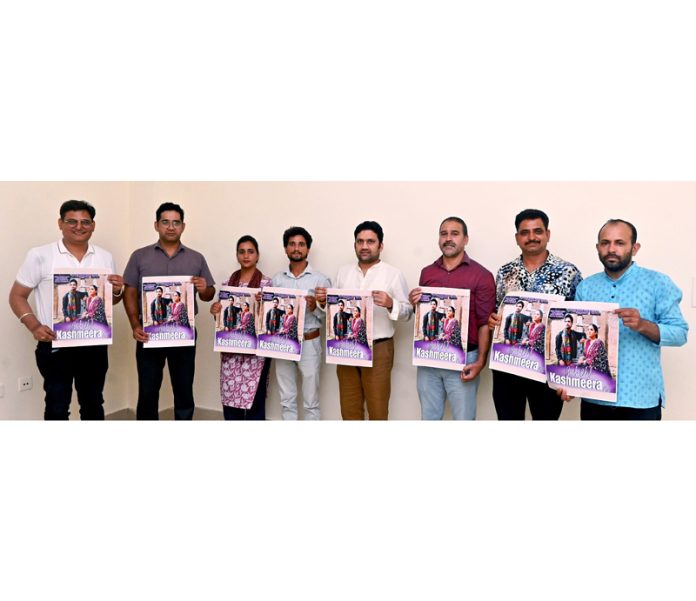 Joint Director Information Jammu releasing music album on Thursday.