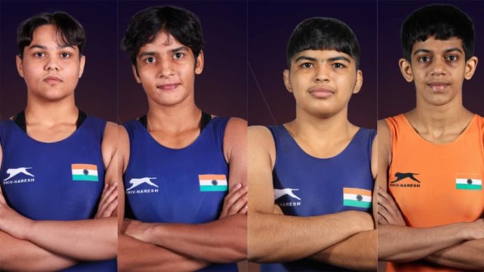 Four Indian women wrestlers become U17 world champions in Amman