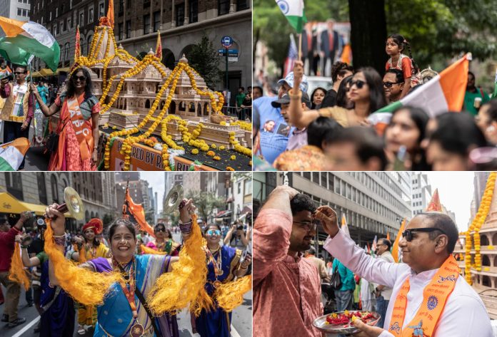 Ram Mandir Float Joins Diaspora Celebration Of Nation’s Diversity At New York India Day Parade