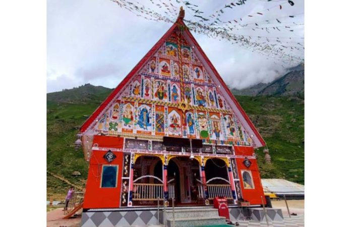 A view of Machail Mata temple.