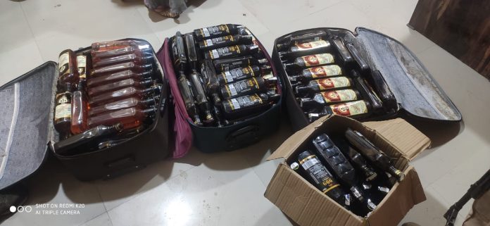 J&K Police Arrest Couple With 166 Bottles Of Wine In Kupwara