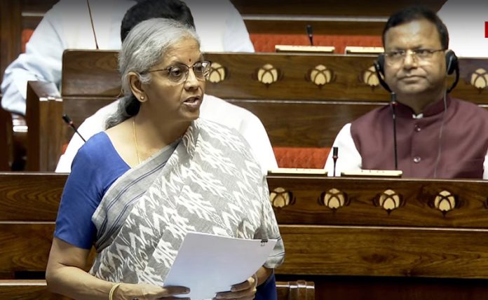 FM Sitharaman Tables Appropriation (No 2) Bill 2024 In Rajya Sabha