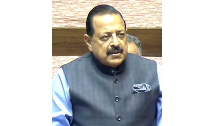 Dr Jitendra Singh speaking in Rajya Sabha.