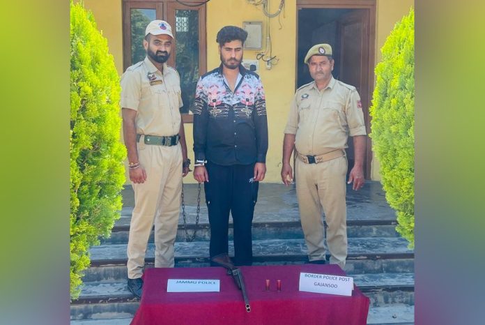 Criminal Held With Illegal Firearm In Jammu