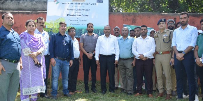 Assembly Elections | CEO Kick Starts Plantation Drive Under Green Election Initiative In Jammu