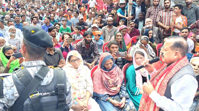 Doda Saw Return Of Peace, Fast Development Under Modi Govt: Dr Jitendra