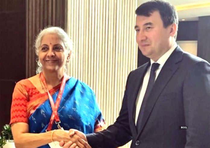 Sitharaman discusses strategic partnership with Uzbek Dy PM