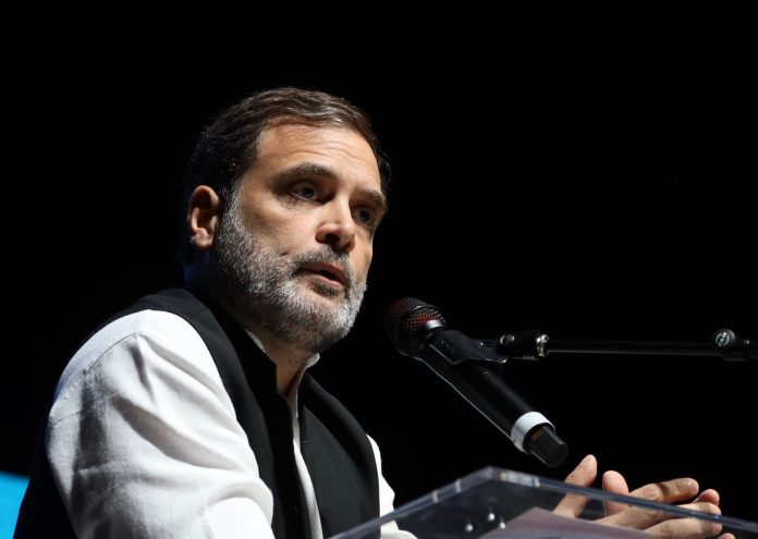 RSS and BJP want women to stay at home, Rahul Gandhi tells Indian diaspora in US