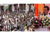 LoP in Lok Sabha Rahul Gandhi addressing an election rally in Jammu on Wednesday. -Excelsior/Rakesh