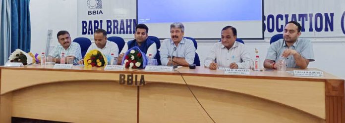 BBIA members during meeting with Director Industries, Arun Manhas.