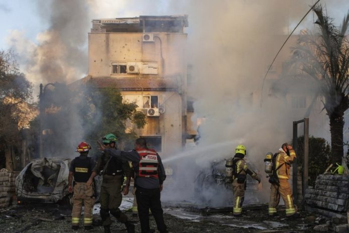 Hezbollah fires over 100 rockets across wider and deeper area of Israel as fears of war mount