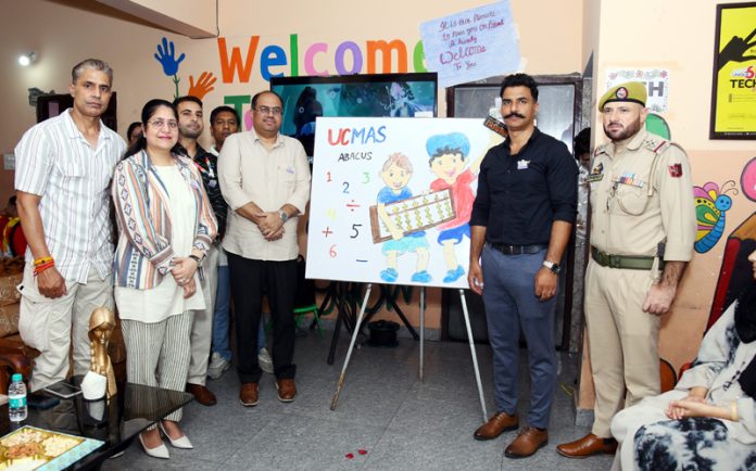 Doon Kids Playway School management posing along with dignitaries during an event.