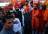 Union Minister Dr Jitendra Singh alongwith senior BJP leader R P Singh and others attending birthday celebration of Maharaja Hari Singh.