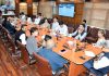 Chief Secretary chairing a meeting at Srinagar.