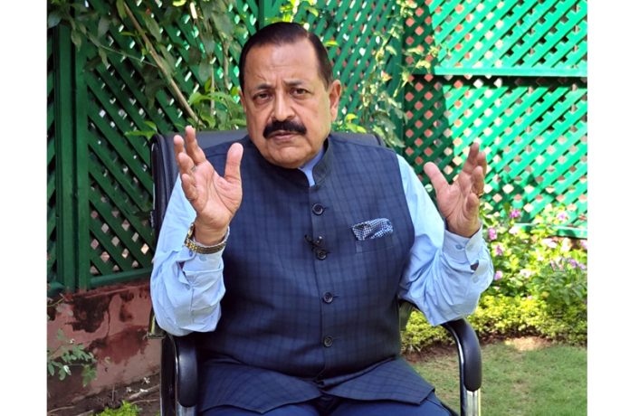 Union Minister Dr Jitendra Singh in an exclusive interview to a national news channel.