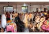 Senior BJP leader Sham Lal Sharma addressing a public gathering in Jammu on Sunday.