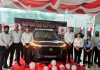 Ravish Trehan, MD of Hillview Honda launching new edition of Honda Elevate in Jammu on Thursday.