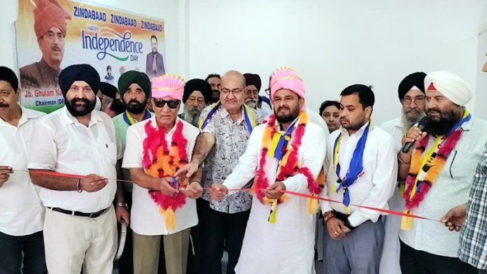 Rajendra Singh Chib, State General Secretary, DPAP inaugurating election office on Sunday.