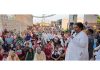 JKPCC leader Raman Bhalla addressing an election rally in Jammu South on Thursday.