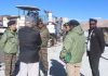 DGBR Lt Gen Srinivasan interacting with engineers of Project Himank at LAC in Eastern Ladakh.