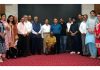 Dignitaries posing for a group photograph during a function on World Patient Safety Day at ASCOMS & Hospital in Jammu on Tuesday.