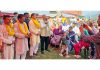 BJP national general secretary, Tarun Chugh along with party candidate, Balwant Singh Mankotia addressing a public meeting at Chenani on Sunday.